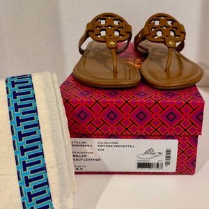 Tory Burch Miller Calf Leather Sandals- Vintage. Size 8.5